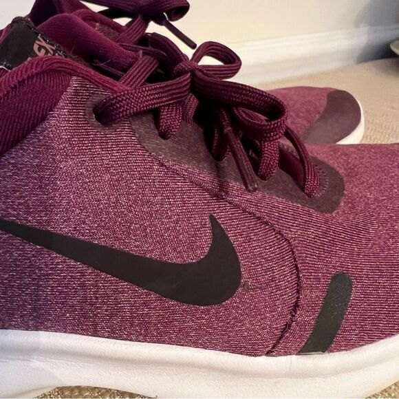 Nike Flex Experience 8 Running Shoes Burgundy Ash AJ5908-600 - Picture 5 of 12